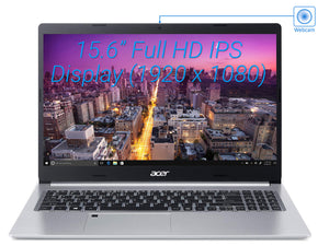 Refurbished Acer Aspire 5 Notebook, 15.6" FHD Display, Intel Core i5-8265U Upto 3.9GHz, 12GB RAM, 128GB SSD, HDMI, Wi-Fi, Bluetooth, Windows 10 Pro