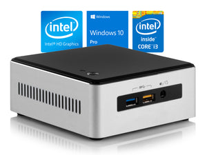 Intel NUC5i3RYH, i3-5010U, 8GB RAM, 256GB SSD, Windows 10 Pro