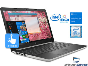 HP 15.6" HD Touch Laptop, i5-7200U, 8GB RAM, 2TB HDD, Win10Home