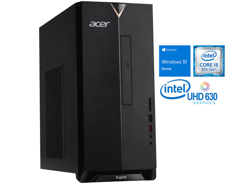 Acer Aspire TC-885 Desktop, i5-8400, 4GB RAM, 1TB HDD+16GB Optane,,  Win10Home