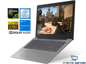 Lenovo IdeaPad 330 15.6" FHD Laptop, i5-8300H, 20GB RAM, 1TB SSD, GTX 1050, Win10Pro