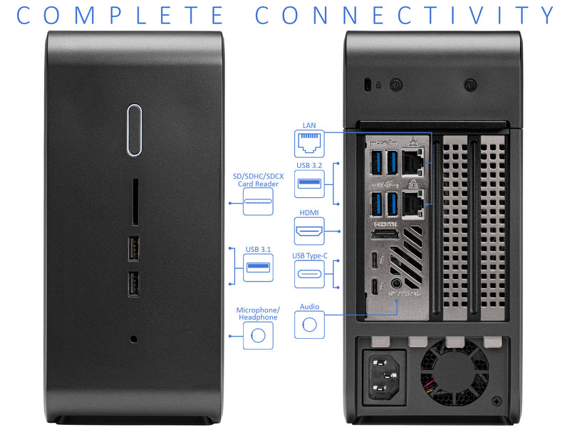 Intel NUC9i7QNX, i7-9750H, 8GB RAM, 256GB SSD, Windows 10 Pro