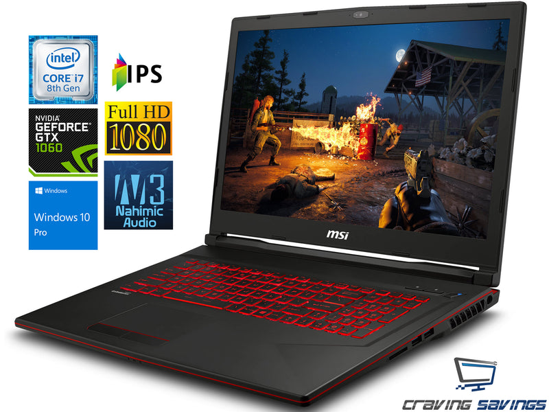 MSI GL63 15.6 IPS FHD Laptop