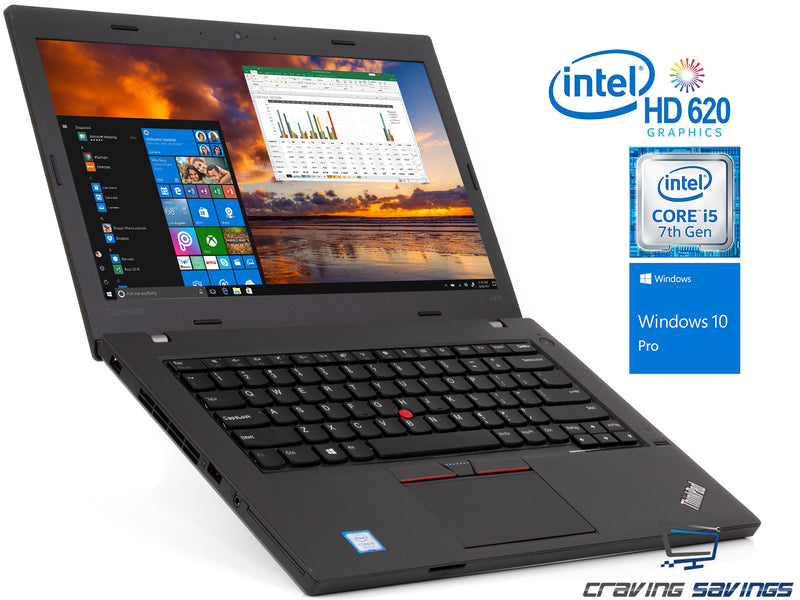 nyheder Regeneration melodrama Lenovo ThinkPad L470 14.0" HD Laptop, i5-7200U, 16GB RAM, 512GB SSD, W –  Craving PCs