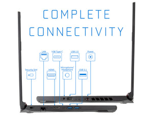 Acer 5, 15" FHD, i5-9300H, 16GB RAM, 1TB SSD +1TB HDD, GTX 1050, Windows 10 Home