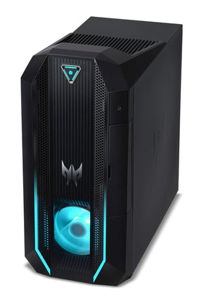 Acer Predator P03 Gaming Desktop, Intel Core i9-11900K Upto 5.3GHz, 32GB RAM, 512GB NVMe SSD + 2TB HDD, NVIDIA GeForce RTX 3070, DisplayPort, HDMI, Wi-Fi, Bluetooth, Windows 11 Pro