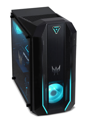 Acer Predator P03 Gaming Desktop, Intel Core i9-11900K Upto 5.3GHz, 32GB RAM, 512GB NVMe SSD + 2TB HDD, NVIDIA GeForce RTX 3070, DisplayPort, HDMI, Wi-Fi, Bluetooth, Windows 11 Pro