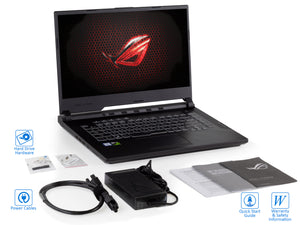 ASUS ROG G531 Laptop, 15.6" FHD, i7-9750H, 32GB RAM, 128GB NVMe SSD+1TB HDD, GTX 1650, Win10Pro