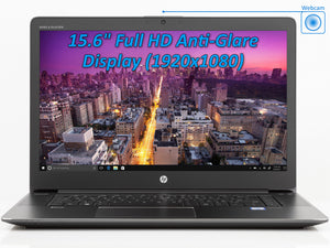 HP ZBook 15 G3 Laptop, 15.6" FHD, i7-6820HQ, 8GB RAM, 256GB NVMe SSD, Quadro M1000M, Win10Pro