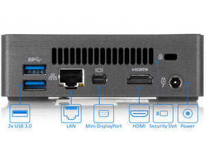 GIGABYTE BRIX Mini PC, i7-8550U, 8GB RAM, 1TB NVMe SSD, Win10Pro