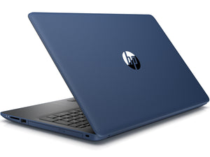 HP 15.6" HD Touch Laptop - Blue, A9-9425, 8GB RAM, 256GB SSD, Win10Pro