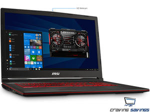 MSI GL63 15.6 IPS FHD Laptop