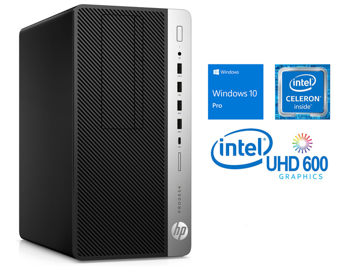 HP ProDesk 600G4, G4900, 16GB RAM, 512GB SSD +1TB HDD, Windows 10 Pro