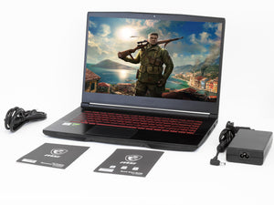 MSI Thin GF65, 15" FHD, i7-9750H, 32GB RAM, 1TB SSD, 1660 Ti, Windows 10 Pro