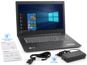 Lenovo IdeaPad 330 Laptop, 17.3" IPS FHD, i5-8300H, 12GB RAM, 128GB SSD, GTX 1050, Win10Pro
