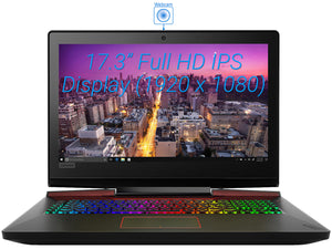 Lenovo Y920, 17" FHD, i7-7820HK, 16GB RAM, 512GB SSD, GTX1070, Win 10Pro