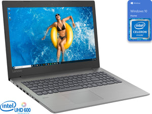 Lenovo IdeaPad 330 Notebook, 14" HD Display, Intel Celeron N4100 Upto 2.4GHz, 8GB RAM, 512GB NVMe SSD, HDMI, Wi-Fi, Bluetooth, Windows 10 Home