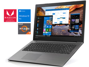 Lenovo IdeaPad 330 15.6" FHD Laptop, Ryzen 7 2700U, 16GB RAM, 128GB SSD, Win10Pro