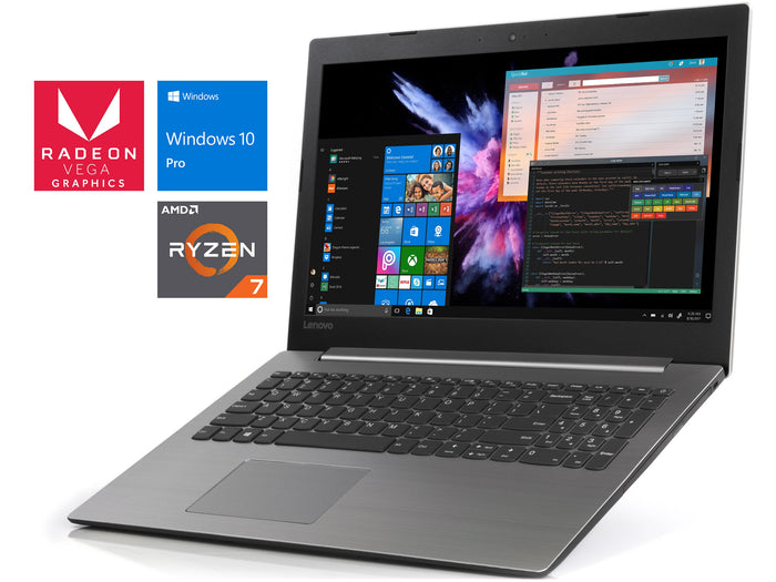 Lenovo IdeaPad 330 15.6" HD Laptop, Ryzen 7 2700U, 16GB RAM, 512GB SSD, Win10Pro