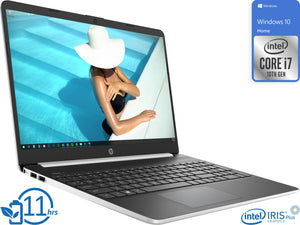 HP 15 Notebook, 15.6" HD Display, Intel Core i7-1065G7 Upto 3.9GHz, 16GB RAM, 2TB NVMe SSD, HDMI, Card Reader, Wi-Fi, Bluetooth, Windows 10 Home