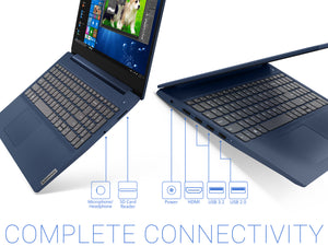 Lenovo IdeaPad 3 Notebook, 15.6" HD Touch Display, Intel Core i5-10210U Upto 4.2GHz, 8GB RAM, 512GB NVMe SSD, HDMI, Card Reader, Wi-Fi, Bluetooth, Windows 10 Pro