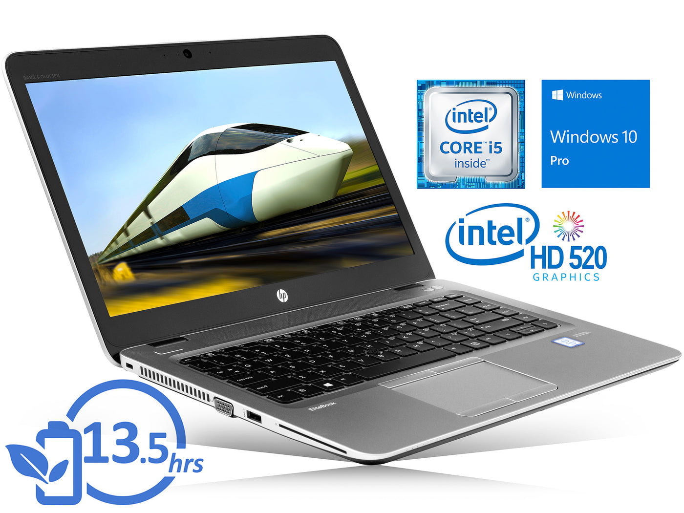 HP Elitebook popular 840 G3 14 inch (256GB, Intel Core i5., 2.40GHz, 16GB)...