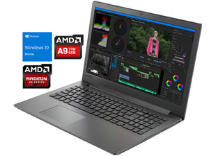 Lenovo IdeaPad 130 15" Laptop, AMD A9-9425, 4GB RAM, 256GB SSD, DVDRW, Win10 H