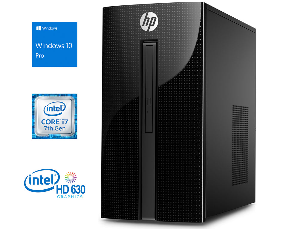 HP 460 Desktop PC, i7-7700T, 8GB RAM, 512GB NVMe SSD+1TB HDD, Win10Pro