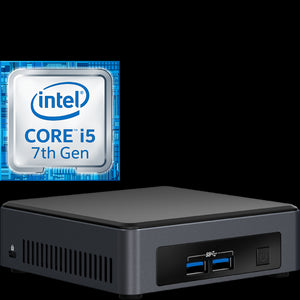 NUC NUC7i5DNKE Mini PC/HTPC, i5-7300U, 4GB RAM, NVMe 128GB SSD, Win10Pro