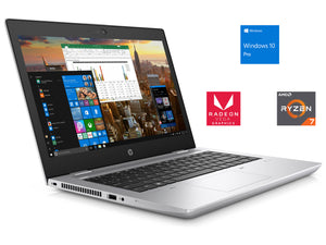 HP ProBook 645 G4 Laptop, 14" HD, Ryzen 7 2700U, 32GB RAM, 512GB NVMe SSD+1TB HDD, RX Vega 10, W10P