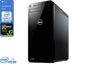 Dell XPS 8930, i7-9700, 8GB RAM, 128GB SSD, RTX 2060, Windows 10 Home