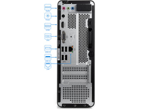 HP Slimline 290 SFF with 24" FHD, A9-9425, 8GB RAM, 256GB SSD+1TB HDD, Win10Pro