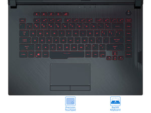 ASUS ROG G531 Laptop, 15.6" FHD, i7-9750H, 16GB RAM, 256GB NVMe SSD+1TB HDD, GTX 1650, Win10Pro