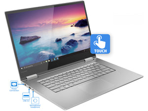 Lenovo Yoga 730 2in1 Laptop, 15.6 IPS UHD Touch, i7-8550U, 16GB RAM, 512GB NVMe SSD, GTX 1050, W10PH