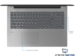 Lenovo IdeaPad 330 15.6" FHD Laptop, i5-8300H, 8GB RAM, 512GB SSD, GTX 1050, Win10Pro