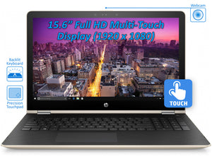 HP Pavilion x360 2-in-1 Laptop, 15.6" IPS FHD Touch, i7-8550U, 8GB RAM, 512GB SSD, Radeon 530, W10P