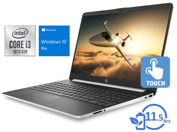 HP 15, 15" HD Touch, i3-1005G1, 16GB RAM, 512GB SSD, Windows 10 Pro