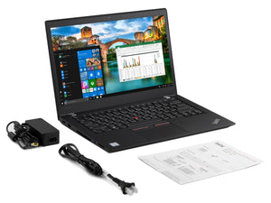 Lenovo ThinkPad T470s, 14" FHD, i5-6300U, 20GB RAM, 256GB SSD, Windows 10 Pro