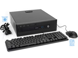 HP EliteDesk 800 G1 SFF Desktop, i5-4570, 16GB RAM, 256GB SSD+1TB HDD, Win10Pro
