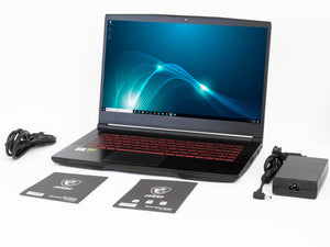 MSI GF65 Thin Gaming Notebook, 15.6" IPS FHD Display, Intel Core i7-9750H Upto 4.5GHz, 8GB RAM, 2TB NVMe SSD, NVIDIA GeForce RTX 2060, HDMI, Wi-Fi, Bluetooth, Windows 10 Pro