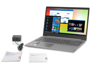 Lenovo IdeaPad S145 Notebook, 15.6" HD Display, AMD Ryzen 3 3200U Upto 3.5GHz, 8GB RAM, 512GB NVMe SSD + 1TB HDD, Vega 3, HDMI, Card Reader, Wi-Fi, Bluetooth, Windows 10 Home