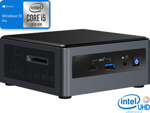 Intel NUC10i5FNH, i5-10210U, 32GB RAM, 2TB SSD +1TB HDD, Windows 10 Pro