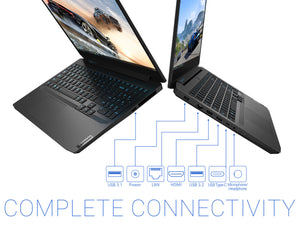 Lenovo IdeaPad 3i Gaming Notebook, 15.6" 120Hz FHD Display, Intel Core i7-10750H Upto 5.0GHz, 32GB RAM, 256GB NVMe SSD, NVIDIA GeForce GTX 1650 Ti, HDMI, Wi-Fi, Bluetooth, Windows 10 Home