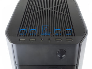 Alienware Aurora R6 Desktop, i7-7700, 8GB RAM, 256GB NVMe SSD+1TB HDD, GTX 1070, Win10Pro