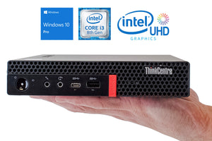 Lenovo ThinkCentre M720q, i3-8100T, 16GB RAM, 512GB SSD, Windows 10 Pro