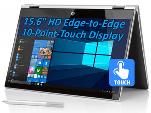 HP Pavilion x360 Laptop, 15.6" IPS FHD Touch, i3-8130U, 16GB RAM, 256GB SSD, Win10Pro