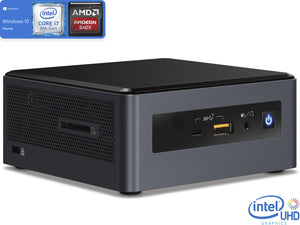Intel NUC8i7INHJA, i7-8565U, 8GB RAM, 256GB SSD, AMD Radeon540X, Windows 10 Home