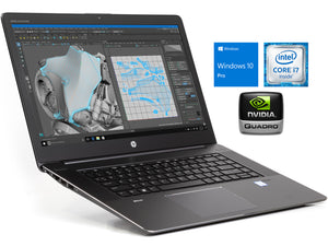 HP ZBook 15 G3 Laptop, 15.6" FHD, i7-6820HQ, 16GB RAM, 256GB NVMe SSD, Quadro M1000M, Win10Pro