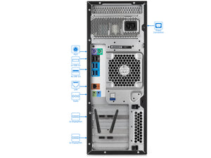 HP Z440 Workstation Desktop, E5-1607 v4 3.1GHz, 16GB RAM, 512GB SSD+1TB HDD, 2x NVS 310, Win10Pro