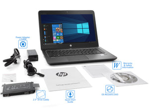 HP Zbook 14u Laptop, 14" FHD Touch, i5-7200U, 8GB RAM, 256GB SSD+1TB HDD, FirePro W4190M, Win10Pro